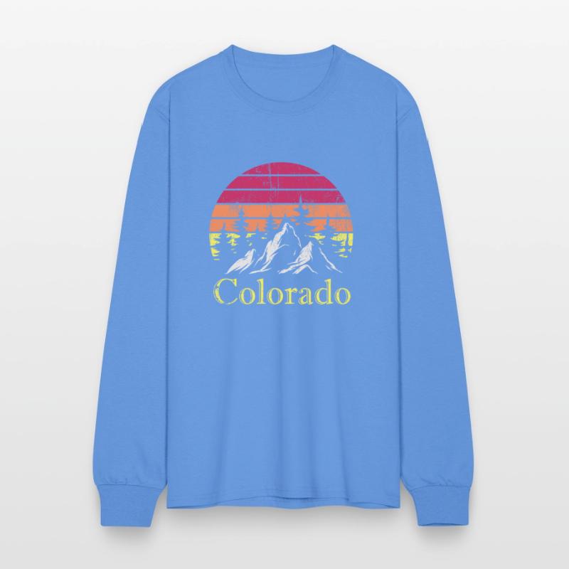 Retro Colorado CO Mountains Wildlife Bighorn