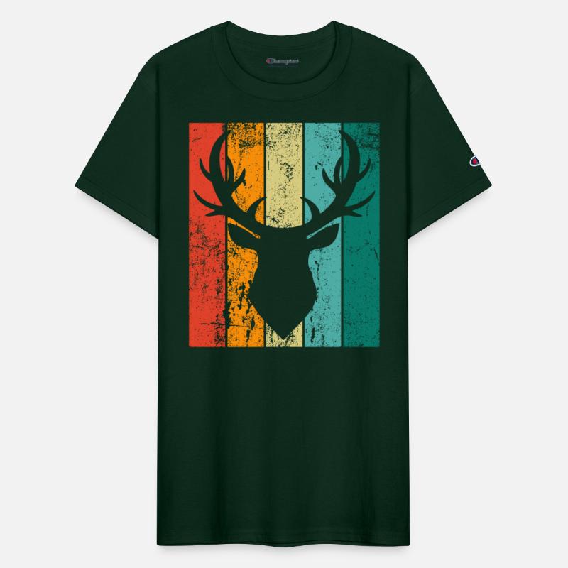 Retro Deer Head