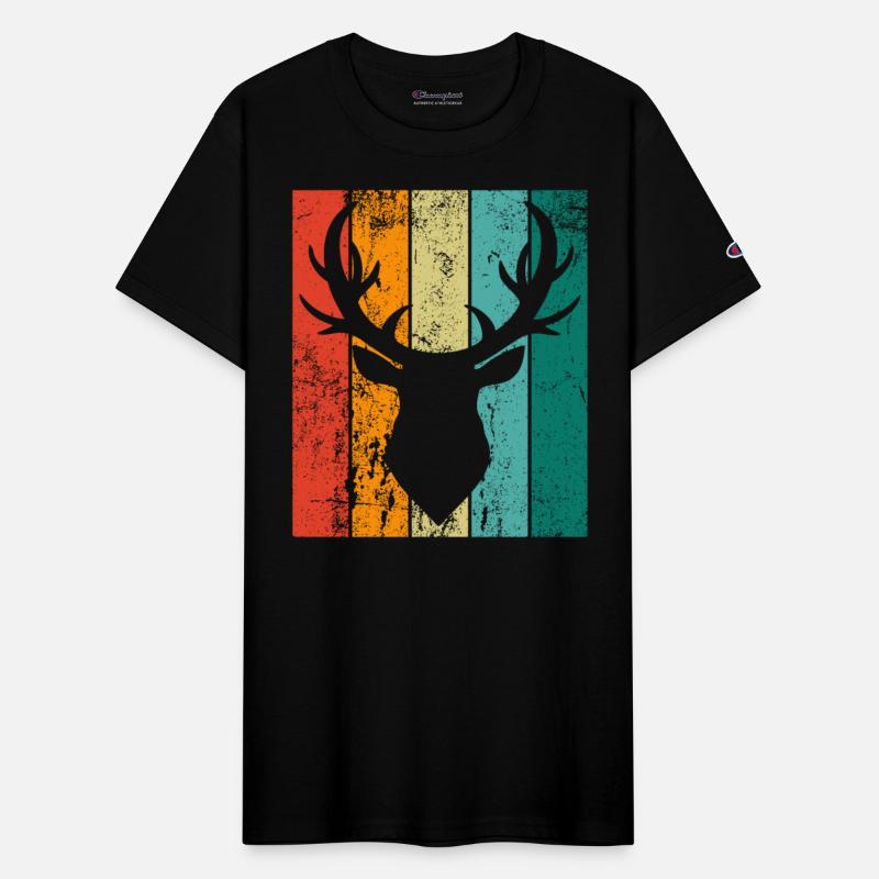 Retro Deer Head