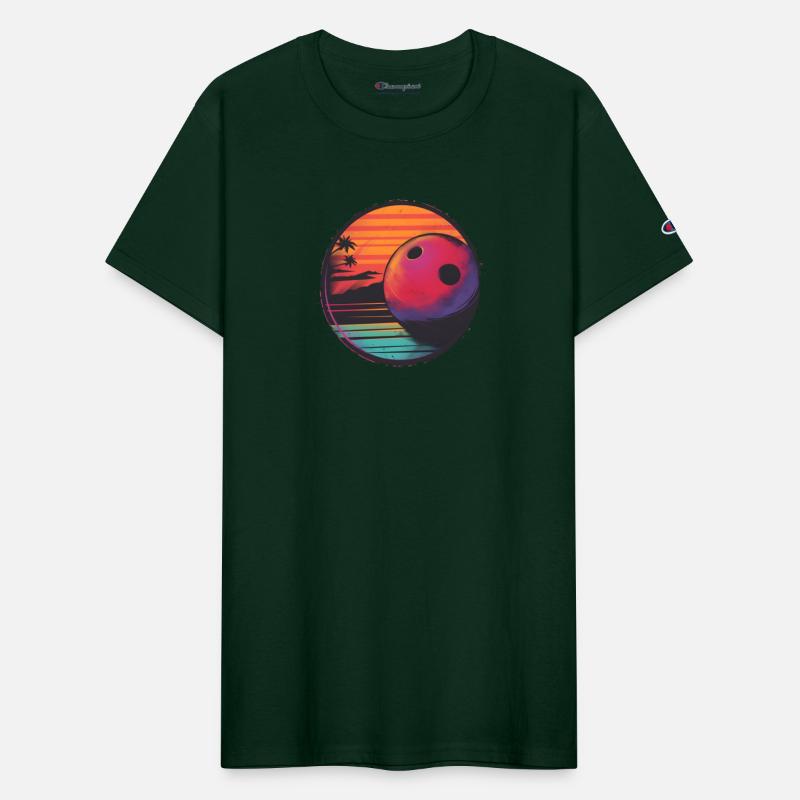 Retrowave Bowling Ball