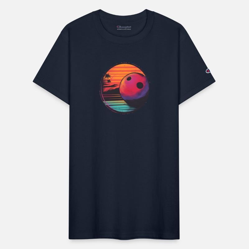 Retrowave Bowling Ball