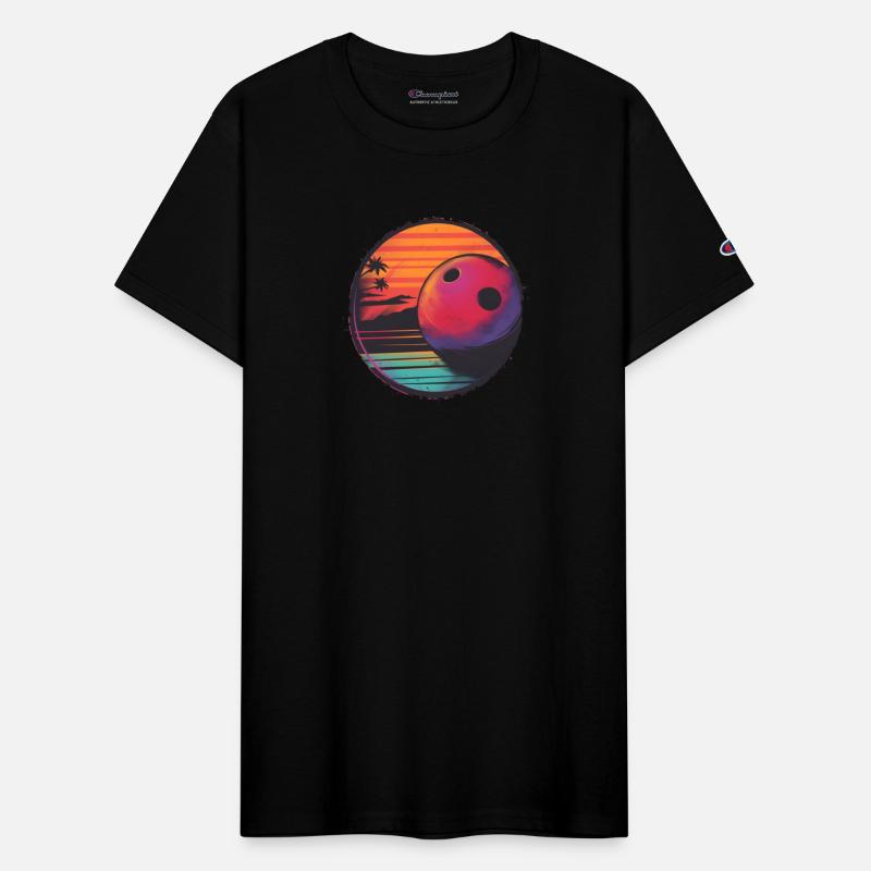 Retrowave Bowling Ball