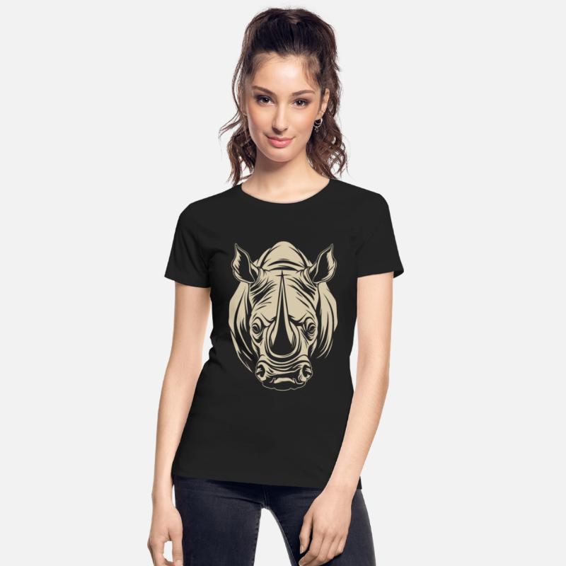 Rhino Africa Animal Motif Wildlife Safari Vacation