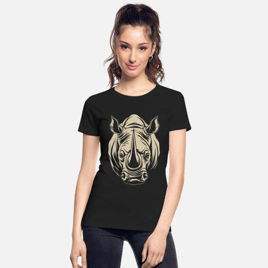 Rhino Africa Animal Motif Wildlife Safari Vacation