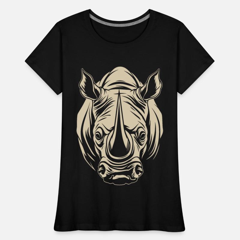 Rhino Africa Animal Motif Wildlife Safari Vacation