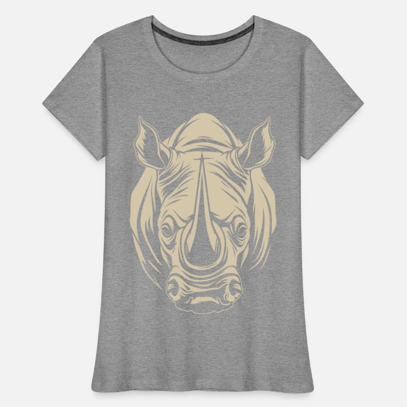 Rhino Africa Animal Motif Wildlife Safari Vacation