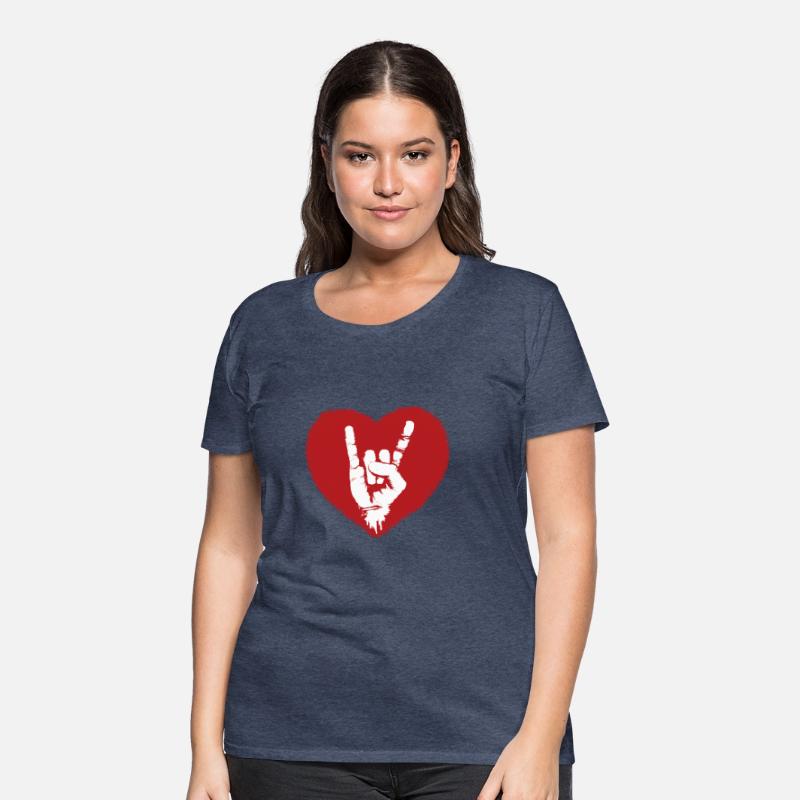 Rock On Rock Music Lover Red Heart