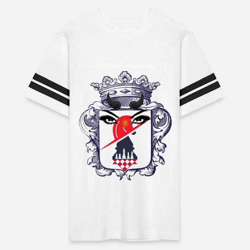 Royal Power Play - Horned Chess Queen and Knight