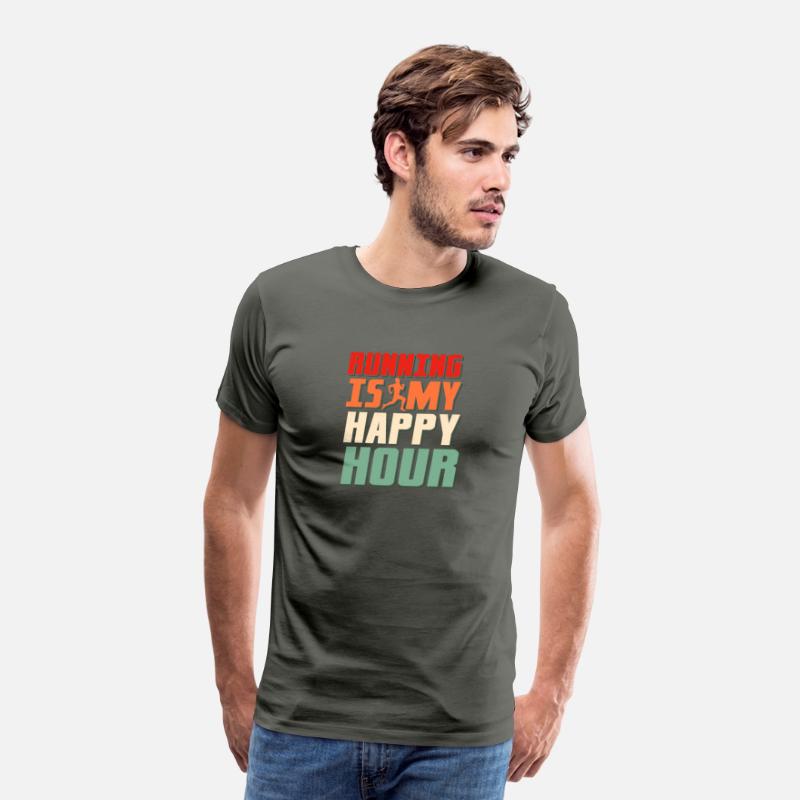 Running Is My Happy Hour Marathon Trail Runner