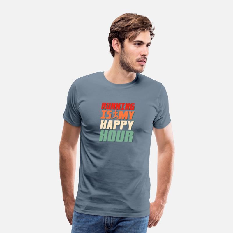 Running Is My Happy Hour Marathon Trail Runner