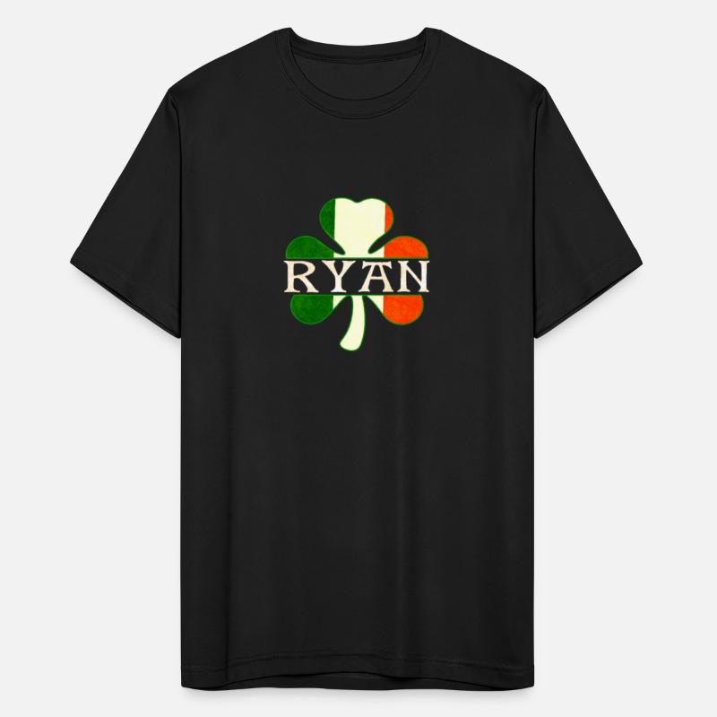 Ryan Irish Surname Ireland Flag Shamrock