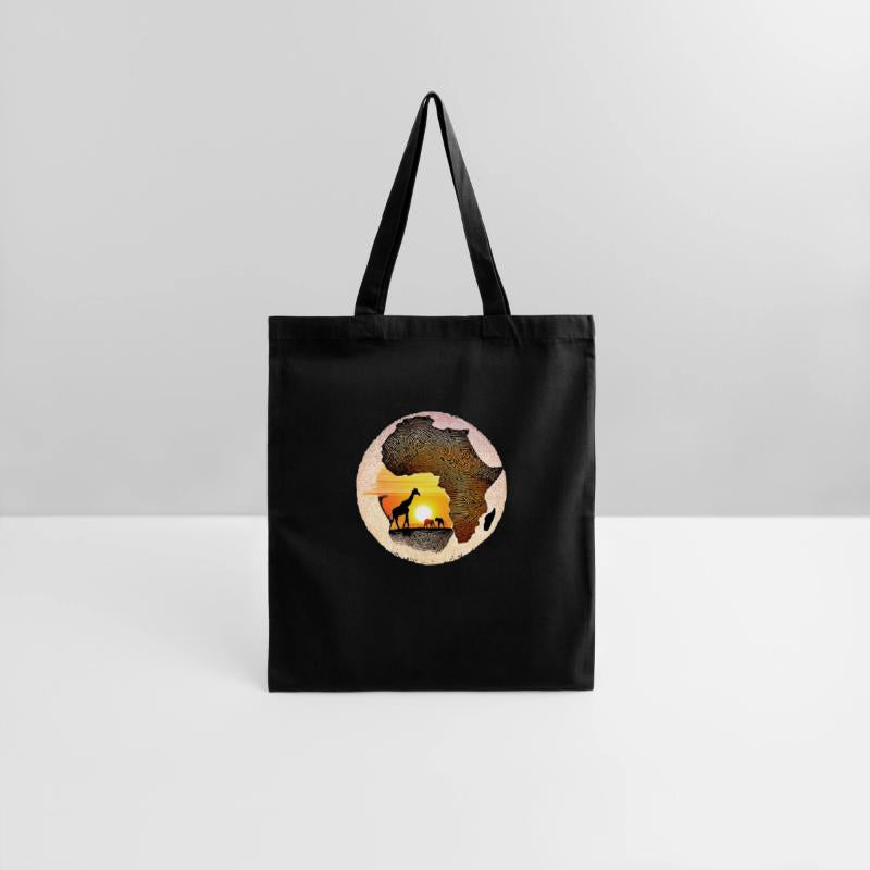 Safari Silhouette Africa Art Print - Sunset