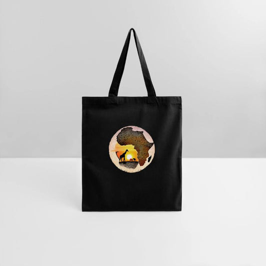 Safari Silhouette Africa Art Print - Sunset