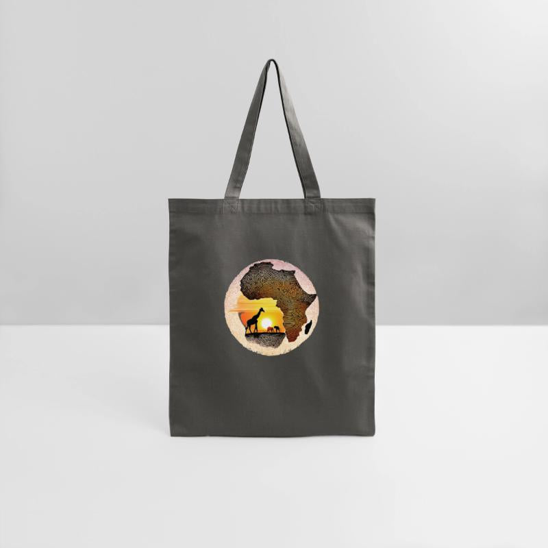 Safari Silhouette Africa Art Print - Sunset