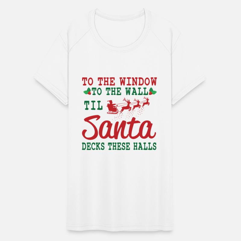 Santa Claus Funny To the Window To the Wall Till