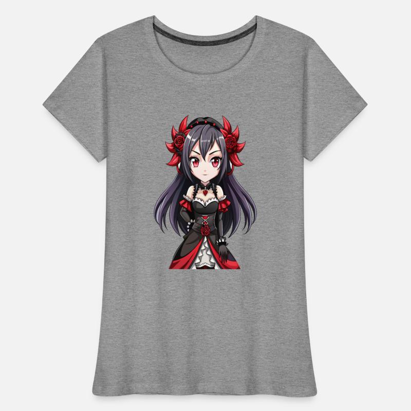 Scarlet Rose Gothic Anime Girl