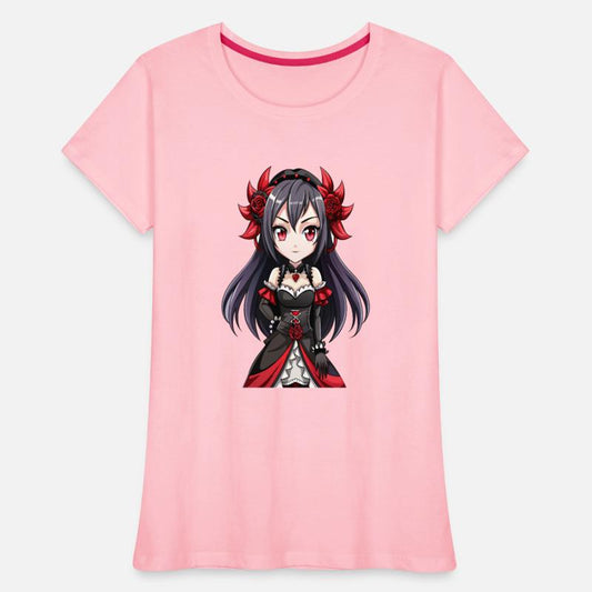 Scarlet Rose Gothic Anime Girl