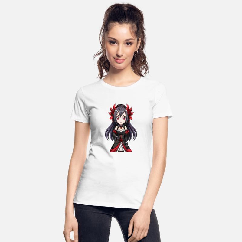 Scarlet Rose Gothic Anime Girl
