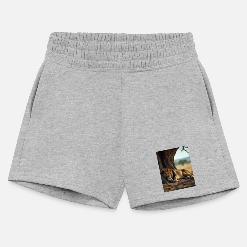 Serene African Lion Resting Scene