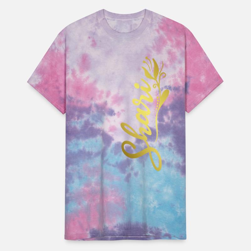 Shari Name Faux Gold Tulip Flourish