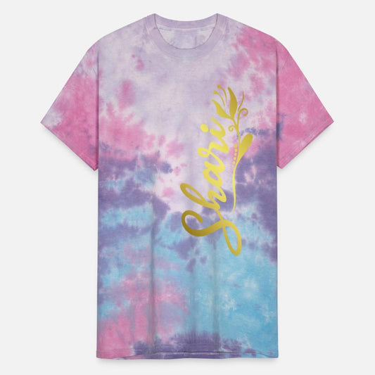 Shari Name Faux Gold Tulip Flourish