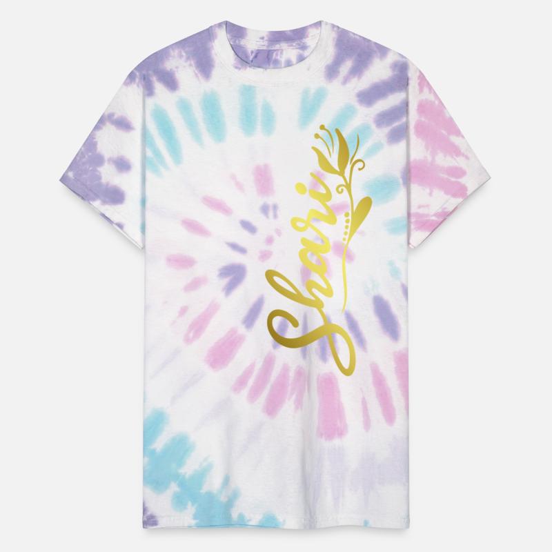 Shari Name Faux Gold Tulip Flourish