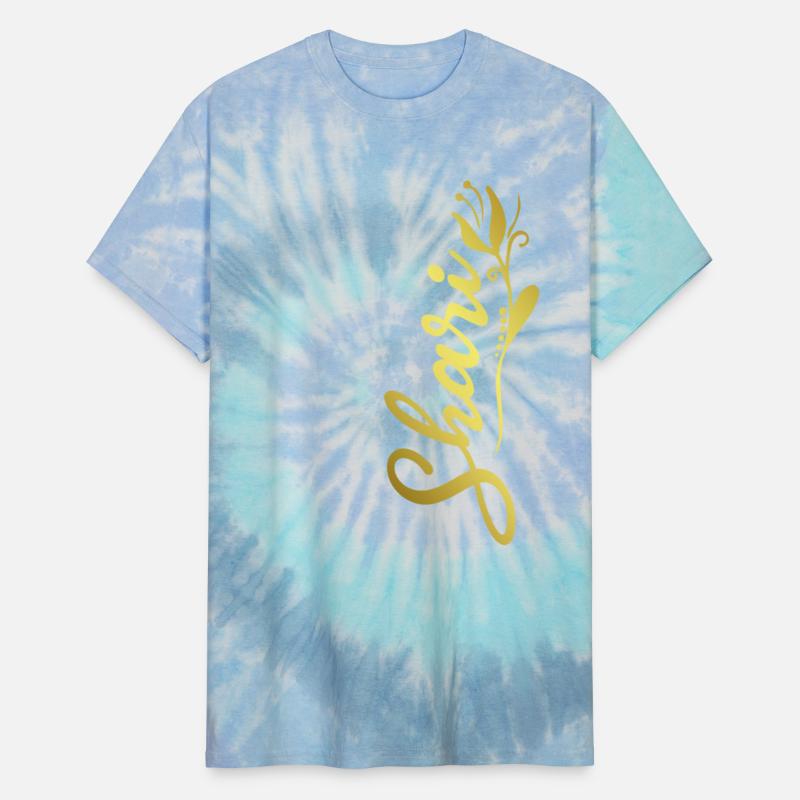 Shari Name Faux Gold Tulip Flourish