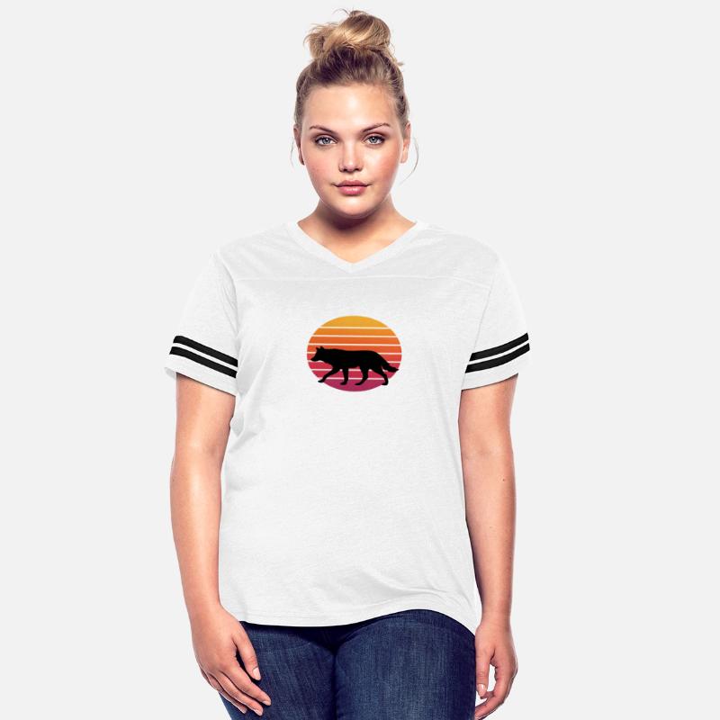 Silhouette Wolf Sunset Illustration