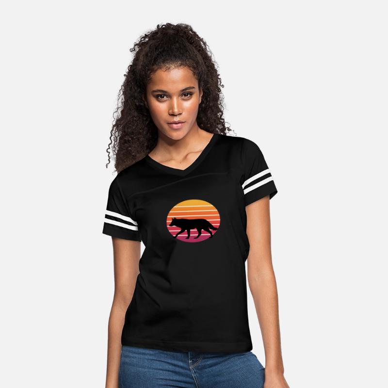 Silhouette Wolf Sunset Illustration