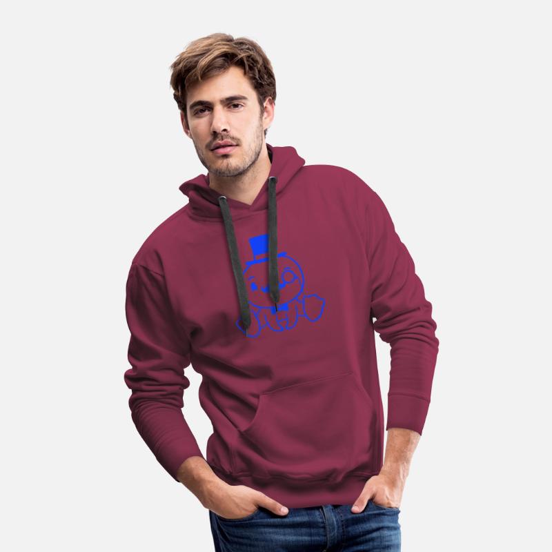 Sir Bird Top Hat Monocle Glasses Rich Gentleman