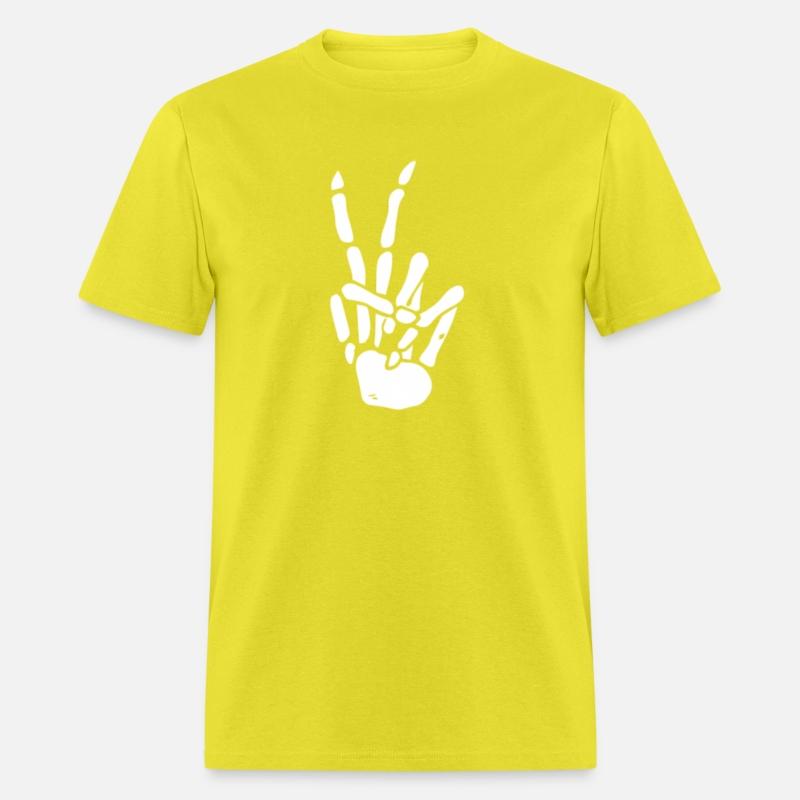 Skeleton Hand Peace Sign Bones