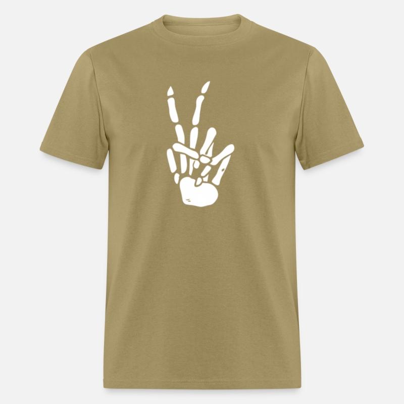 Skeleton Hand Peace Sign Bones