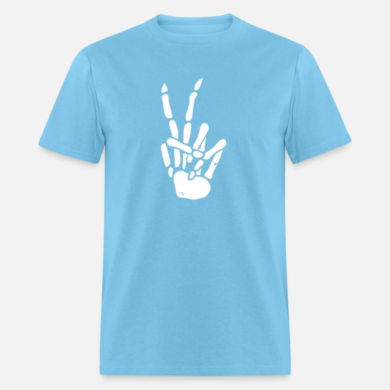Skeleton Hand Peace Sign Bones