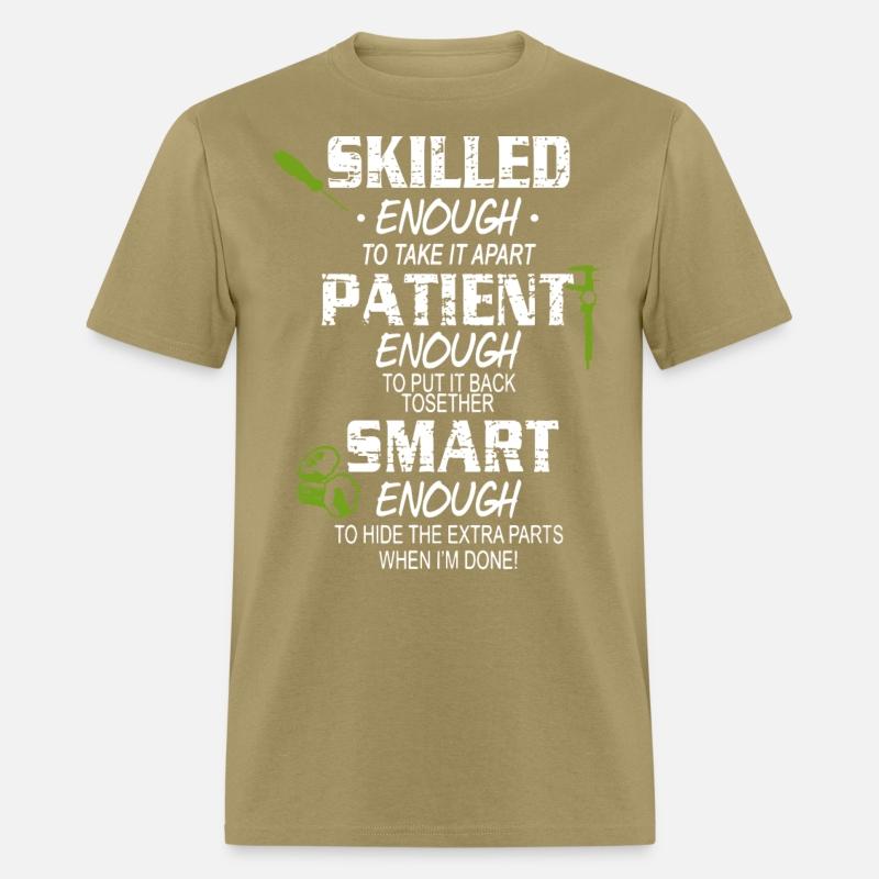 Skilled enough to take it apart enough to put it b