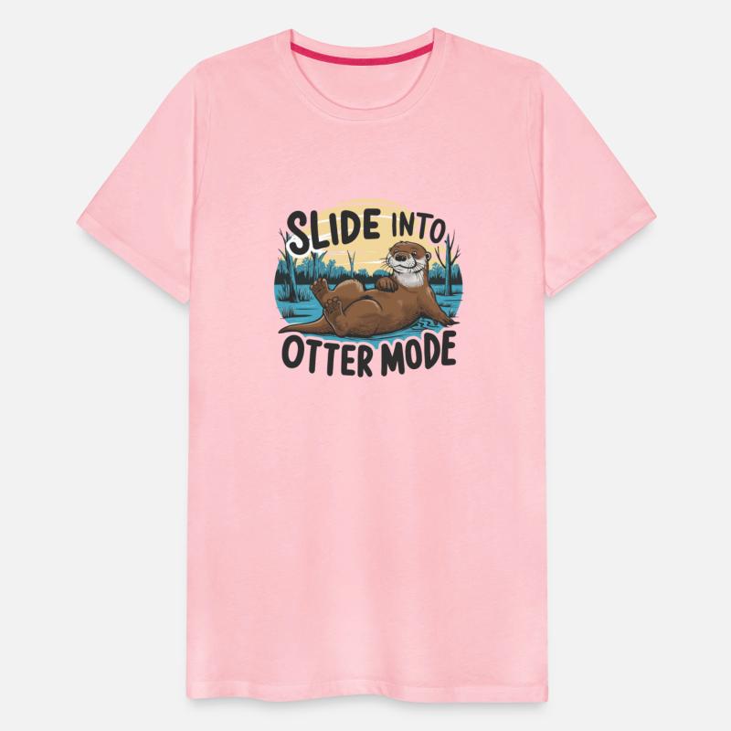 Slide Into Otter Mode Relaxing Otter Lover Humor