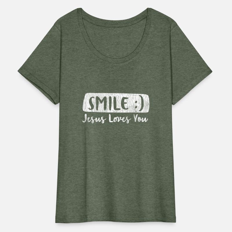 Smile Loves You Jesus Religious Faith Christian