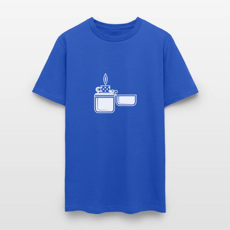 Smoking Cigarette Gas Lighter Tee shirt design