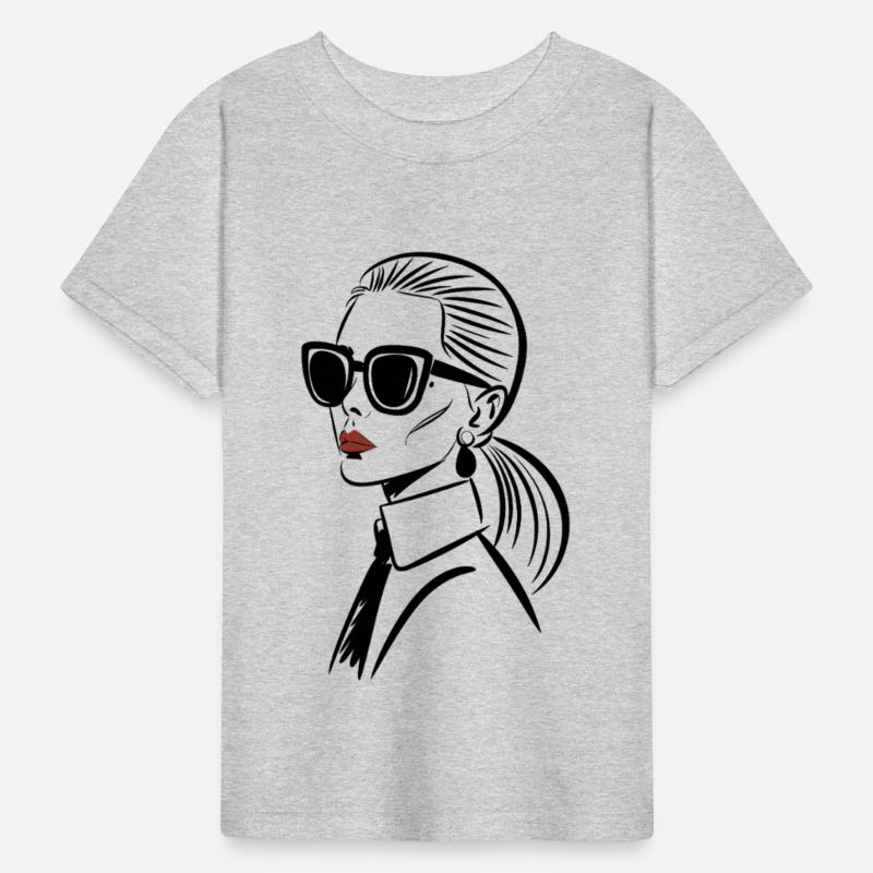 Sophisticated Fashion Icon With Sunglasses