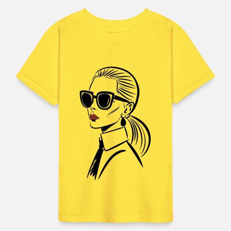 Sophisticated Fashion Icon With Sunglasses