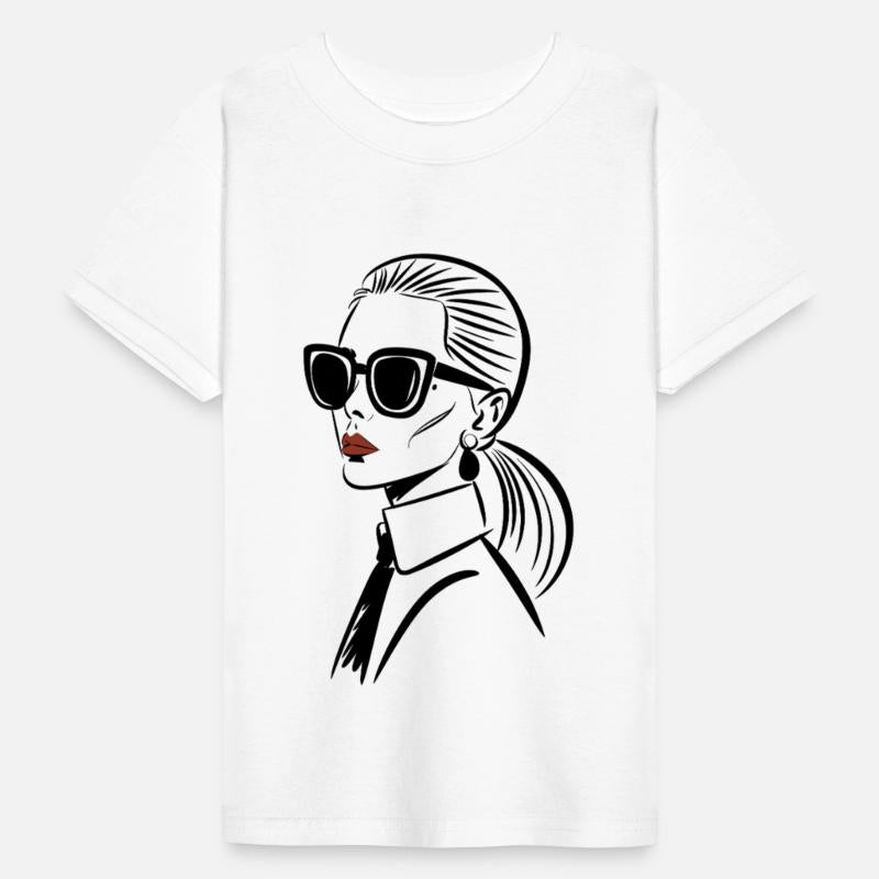 Sophisticated Fashion Icon With Sunglasses