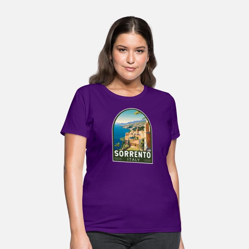 Sorrento Italy Travel Art Emblem