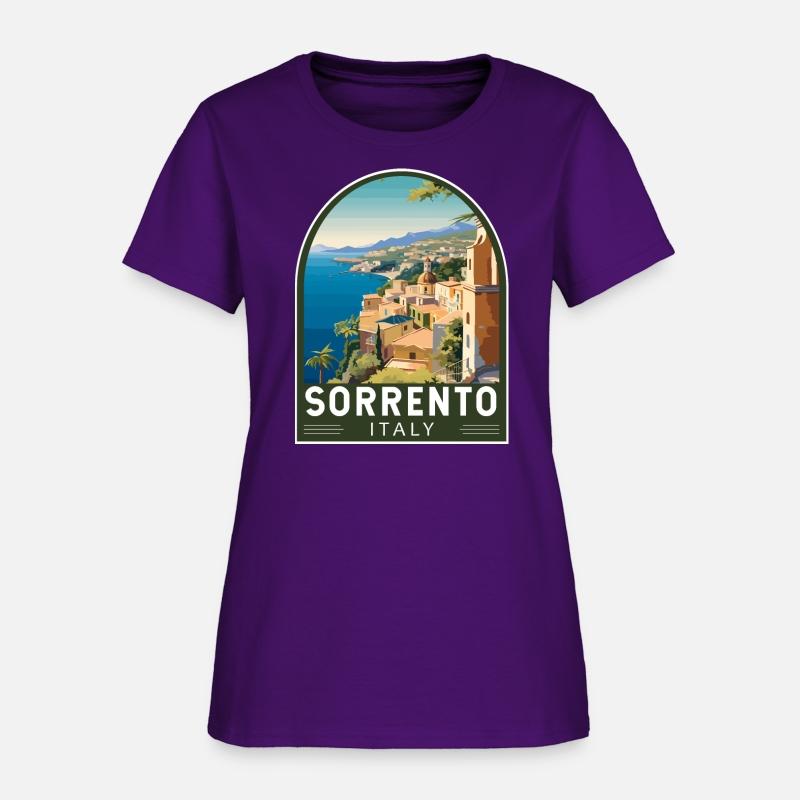 Sorrento Italy Travel Art Emblem