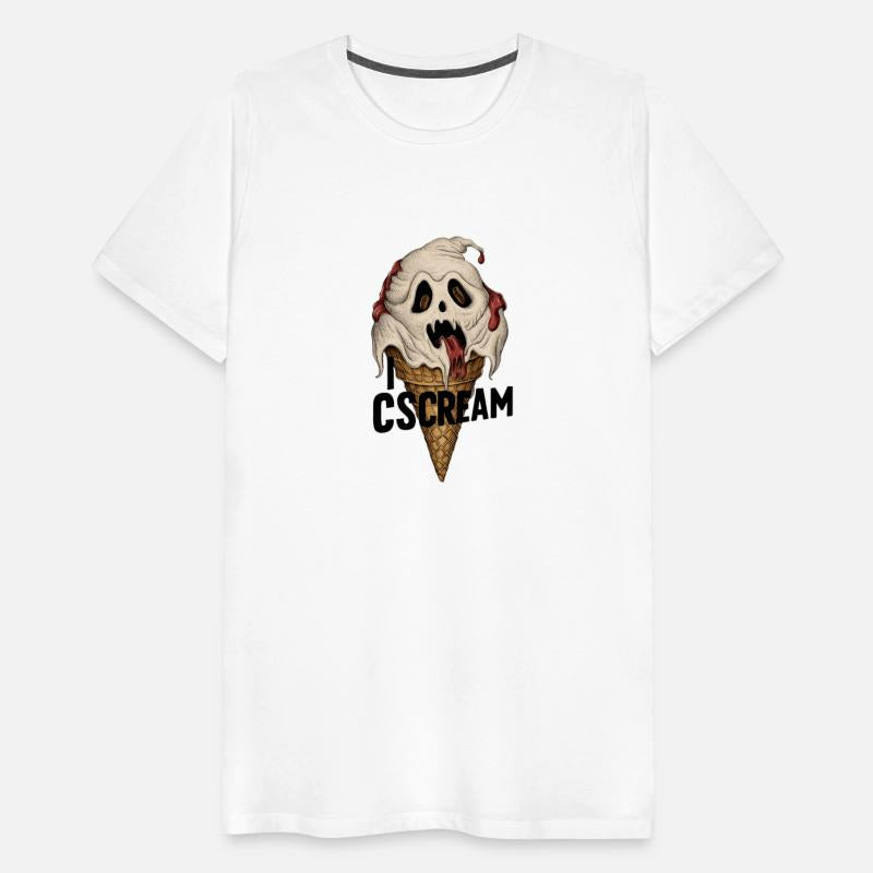 Spooky Ghost Ice Cream "I CSCREAM"