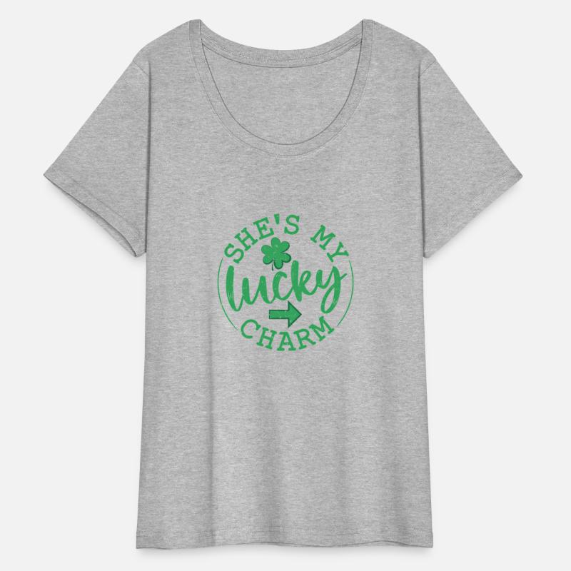 St PatricDay Shamrock She'S My Lucky Charm