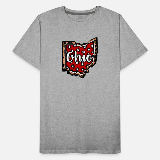 State Of Ohio Leopard Print