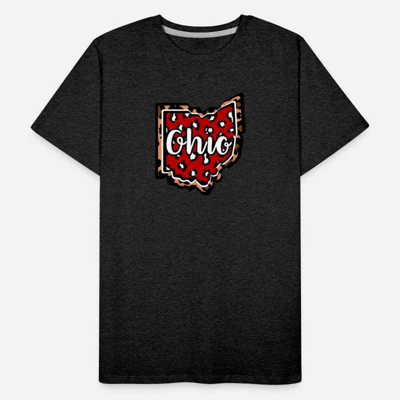 State Of Ohio Leopard Print