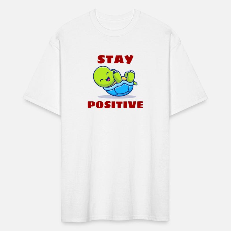 Stay Positive Turtle Pun