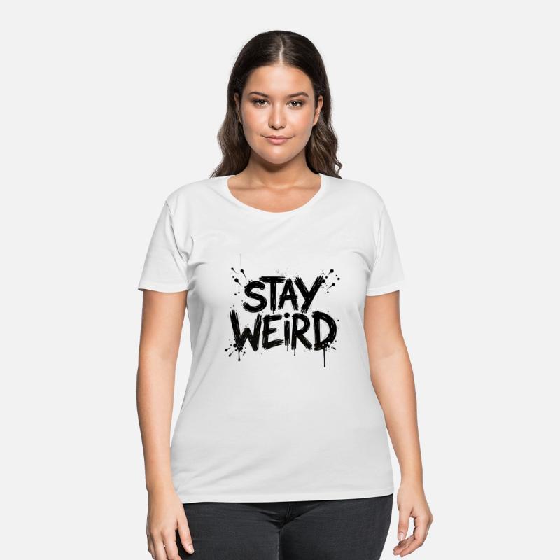 Stay Weird Graffiti-Style Dress
