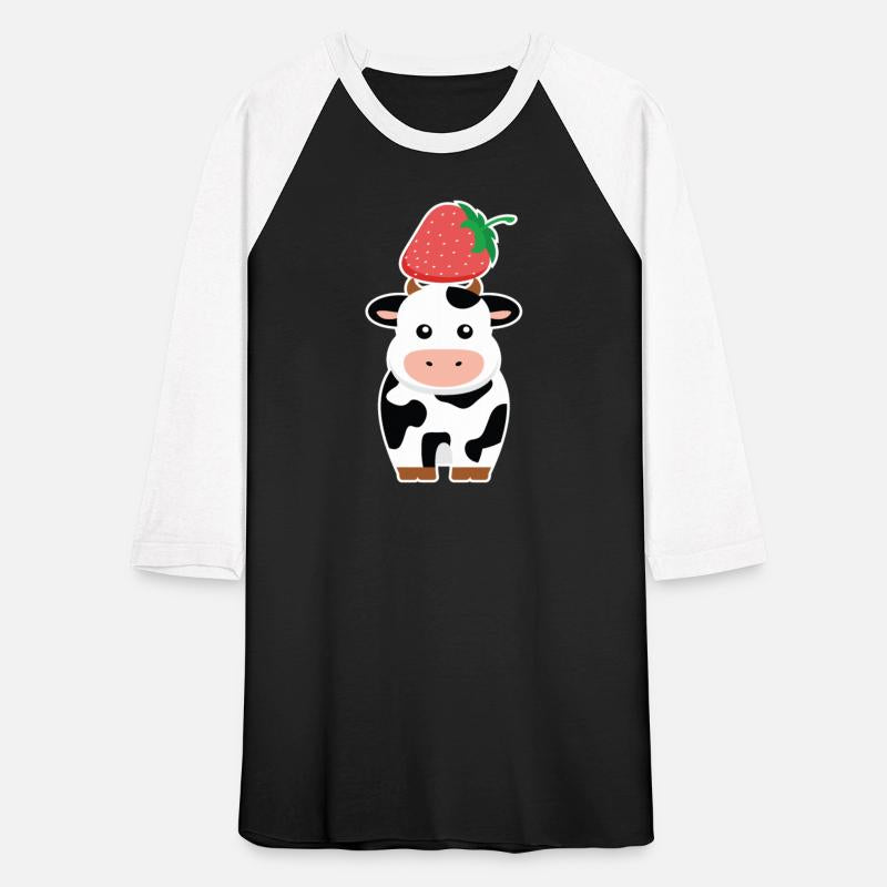 Strawberries Cow Cows Farmer Children