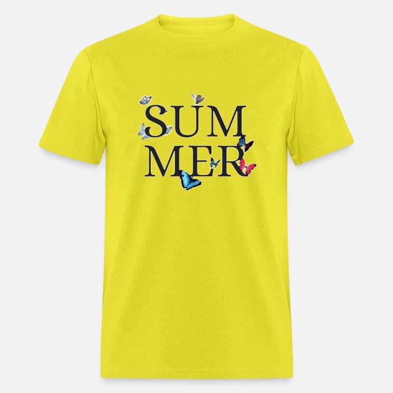 summer and butterfly colorful t-shirt